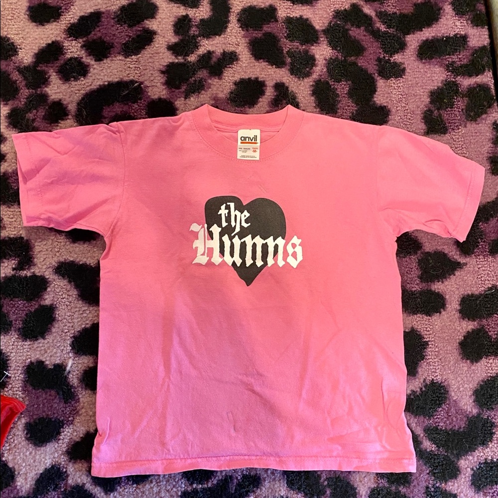 3 for $15 - The Huns Band Tee Pink